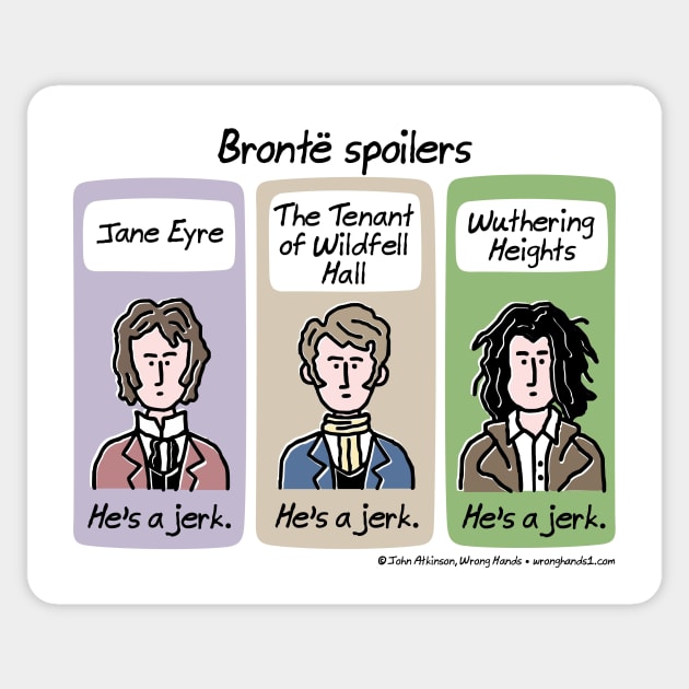 Bronte spoilers Sticker by WrongHands